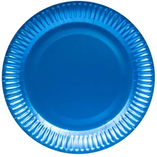 Folat Talerzyki papierowe "Premium Mat" niebieskie FOLAT 23 cm 8 szt FL65882 - Naczynia i sztućce jednorazowe - miniaturka - grafika 3