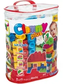 Klocki - Clementoni CLEMMY PLUS Zestaw klocków 60 elementów CLE14880 - miniaturka - grafika 1