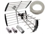 Anteny TV - DPM Antena HN60 Dvb-t FULLHD+10M RG6+WTYKI 1519 - miniaturka - grafika 1