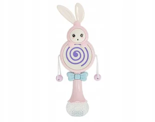 Grzechotka Gryzak Zabawka Interaktywna Królik - Szumiące zabawki - miniaturka - grafika 11