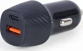 Ładowarki samochodowe - Gembird Ładowarka 1x USB-A 1x USB-C 3 A TA-U2QC3-CAR-02 TA-U2QC3-CAR-02 - miniaturka - grafika 1