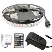 Pozostałe oświetlenie - PASKI SeKi RGBW LED zestaw (RGBW sterownik, zasilacz) ciepła biel 312346 - miniaturka - grafika 1