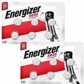 Baterie i akcesoria - Energizer 12 X CR2032 Coin Lithium 3 V Battery Batteries for Watches Torches Keys - miniaturka - grafika 1