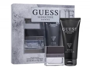 GUESS GUESS Seductive Homme zestaw Woda toaletowa 30ml + żel pod prysznic 200ml dla mężczyzn 29566 - Zestawy kosmetyków męskich - miniaturka - grafika 2