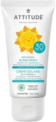 Balsamy i kremy do opalania - Attitude dziecięcy krem przeciwsłoneczny w 100% mineralny(SPF 30 ) bezzapachowy 75g - miniaturka - grafika 1