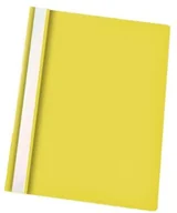 Koszulki na dokumenty - Leitz Esselte A4 skoroszyt z przezroczystą przednią pokrywą, 25 sztuki Żółty 28318 - miniaturka - grafika 1