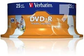 Nośniki danych - Verbatim Płyty DVD-R AZO, 4.7 GB, 16x, 25 szt. - miniaturka - grafika 1