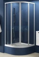 Kabiny prysznicowe - Ravak Supernova SKCP4-90 90x90 profil biały szkło pearl 31177V10011 - miniaturka - grafika 1