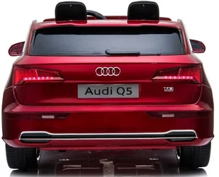 LEANToys   Pojazd na Akumulator Nowe Audi Q5 2-osobowe Czerwone Lakierowane - Pojazdy elektryczne dla dzieci - miniaturka - grafika 4