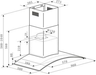 Klarstein TK15-GL90WS 90 Inox - Okapy kuchenne - miniaturka - grafika 5