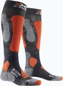 Pozostała odzież narciarska - X-Socks Skarpety narciarskie Ski Touring Silver 4.0 szare XSWS47W19U - miniaturka - grafika 1