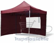 Pawilony ogrodowe - PROFI Garthen Pawilon ogrodowy rozkładany 3 x 3 m - winny, 4 ściany - miniaturka - grafika 1