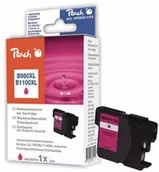Tusze zamienniki - DrTusz XL Peach magenta kompatybilny z LC-1100 LC-980 PI500-124 - miniaturka - grafika 1