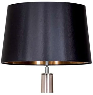 4concepts Stojąca LAMPA podłogowa ZURICH TRANSPARENT COPPER L213382256 abażurowa OPRAWA do salonu czarna L213382256 - Lampy stojące - miniaturka - grafika 4