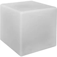 Lampy ogrodowe - Nowodvorski Stojąca LAMPA zewnętrzna CUMULUS CUBE 8965 kwadratowa OPRAWA kostka do ogrodu IP44 biała 8965 - miniaturka - grafika 1