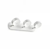 Lampy sufitowe - Ideal Lux Plafon Oby PL3 196701 biała lampa sufitowa 196701 - miniaturka - grafika 1