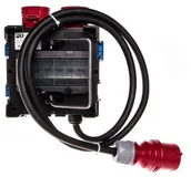 Rozdzielnie elektryczne - PCE Polska sp. z o.o. Rozdzielnica przenośna NYSA 2x16A/5P, 3x2P+Z (8 modułów) 9030149W - miniaturka - grafika 1