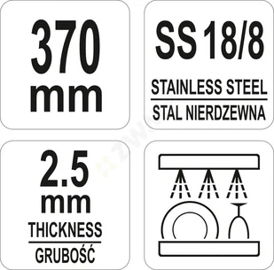 Yato SZPATUŁA DO SERWOWANIA 375MM YG-02772 - Wózki na żywność - miniaturka - grafika 3