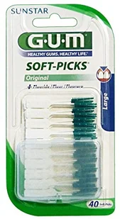 ELER PAWEŁ RUCIŃSKI SUNSTAR GUM SOFT-PICKS Czyściki międzyzębowe Large 40 szt 9076856 - Szczoteczki międzyzębowe - miniaturka - grafika 2