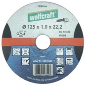 Materiały ścierne - Wolfcraft 1 tarcza do cięcia aluminiowe  125 X 1,5 X 22,2 mm 1669999 - miniaturka - grafika 1