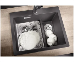 Blanco PLEON 6 Split ANTRACYT 521689 - Zlewozmywaki - miniaturka - grafika 4