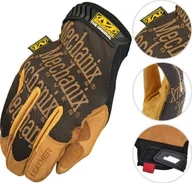 Rękawice robocze - Mechanix Wear Mechanix Wear Mechanix Wear Rękawice Original Leather Czarne-Coyote L 20685-5 - miniaturka - grafika 1
