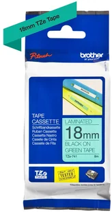 Brother Taśma 18mm BLACK ON GREEN - Akcesoria do kas i terminali - miniaturka - grafika 4