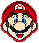 Kołdry i poduszki dla dzieci - Club Mocchi Mocchi Club Mocchi Mocchi T12423 Mega, towary Nintendo, akcesoria do sypialni, poduszka Super Mario dla chłopców i dziewcząt w wieku od 3 lat, 35 cm pluszowa zabawka, wiele T12423 - miniaturka - grafika 1