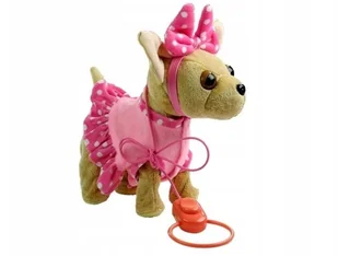 Import LEANToys Interaktywny Piesek Na Smyczy + Akcesoria Kokardka 3979 - Zabawki interaktywne dla dzieci Import LEANToys Interaktywny Piesek Na Smyczy + Akcesoria Kokardka 3979 - Zabawki interaktywne dla dzieci - miniaturka - grafika 4