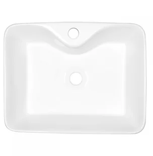 Novoterm Umywalka nablatowa 46,5xx37x13,5 cm z otworem na baterię, bez przelewu BIAŁA KR 51 - Umywalki Novoterm Umywalka nablatowa 46,5xx37x13,5 cm z otworem na baterię, bez przelewu BIAŁA KR 51 - Umywalki - miniaturka - grafika 3