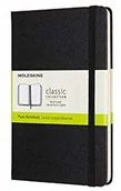 Artykuły biurowe - Moleskine 8058647626604 notatniki - klasyczna kolekcja średnia, pusty, twarda okładka czarna - miniaturka - grafika 1