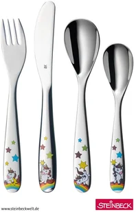 WMF Zestaw sztućców Jednorożec 4 elementy) Raty - Sztućce dla dzieci - miniaturka - grafika 2