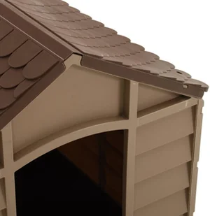 VidaXL Lumarko Buda dla psa, brązowa, 71 x 71,5 x 68 cm, PP 316180 VidaXL - Budy dla psów - miniaturka - grafika 6