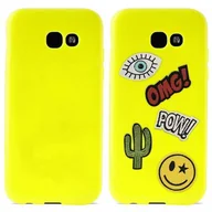 Etui i futerały do telefonów - Puro PURO Patch Mania - Etui Samsung Galaxy A3 (2017) w zestawie 5 naklejek (żółty) SGGA317PM1GRN - miniaturka - grafika 1
