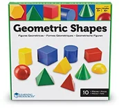 Pomoce naukowe - Learning Resources duży geometryczne kształty, - miniaturka - grafika 1