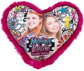 Kołdry i poduszki dla dzieci - Joy Toy Joy Toy 66942 Figurki & Charactere Maggie & Bianca poduszka w kształcie serca 33 x 33 cm - miniaturka - grafika 1