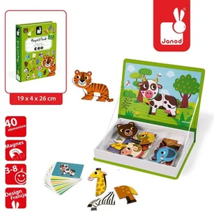 Janod Magnetyczna układanka Zwierzęta - Układanki dla dzieci - miniaturka - grafika 5