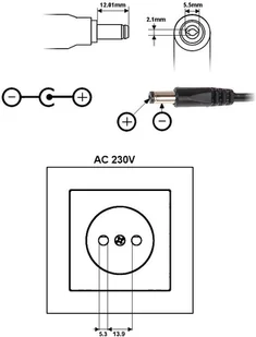Hikvision ZASILACZ IMPULSOWY ADS-12FG-12N ADS-12FG-12N - Zasilacze i transformatory - miniaturka - grafika 3