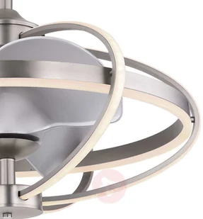 Globo Lighting Deckenventilator Simona Fernbedienung nickel matt - Wentylatory sufitowe - miniaturka - grafika 5