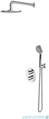 Baterie umywalkowe - Omnires Y system prysznicowy podtynkowy termostatyczny chrom SYSYT05CR | - miniaturka - grafika 1