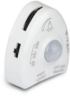 v-tac Nocne Oświetlenie LED V-TAC Czujnik Ruchu Podwójne Łóżko VT-8068 3000K 260lm - Taśmy LED - miniaturka - grafika 2