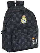 Plecaki - Real Madrid C.F. Real Madrid  plecak z próbą, 32 x 40 cm, czarny (Safta 641 527 774) 641527774 - miniaturka - grafika 1