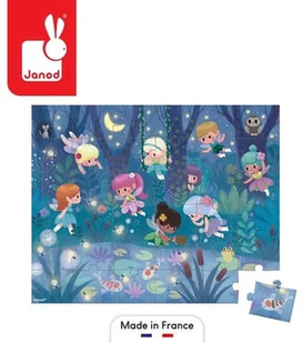 Janod Puzzle w walizce Wróżki i lilie wodne 36 elementów 4+ Made in France, solution-bc-7535-0 - Puzzle - miniaturka - grafika 2