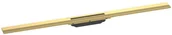 Odpływy liniowe - Hansgrohe Hansgrohe RainDrain Flex Odpływ liniowy 100 cm złoty optyczny polerowany 56046990 - miniaturka - grafika 1
