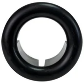 Rury - Rozeta umywalkowa 19 mm Czarna - miniaturka - grafika 1