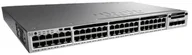 Switche - Cisco Systems Cisco Catalyst 3850 Zarządzany Obsługa PoE Czarny  szary, WS-C3850  48 °F-S WS-C3850-48F-S - miniaturka - grafika 1