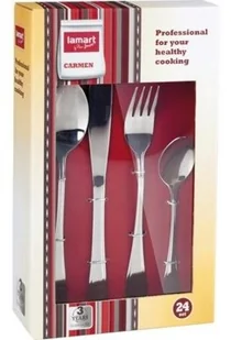 Lamart LT5001 Carmen 24 elementy - Zestawy sztućców - miniaturka - grafika 3