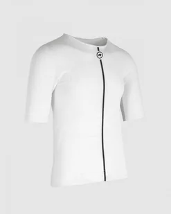 Compressport ASSOS Koszulka termoaktywna SS SKIN SUMMER SKIN LAYER Holy White - Koszulki sportowe męskie - miniaturka - grafika 3