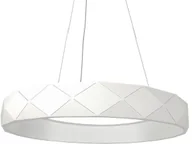 Lampy sufitowe - Light Prestige Duża lampa wisząca REUS LED biała 60cm LP-8069/1P LED WH-0 - miniaturka - grafika 1