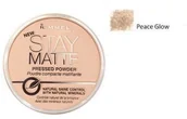 Pudry do twarzy - Rimmel Stay Matte Long Lasting Pressed Powder puder prasowany 3 Peach Glow 14g 31108-uniw - miniaturka - grafika 1